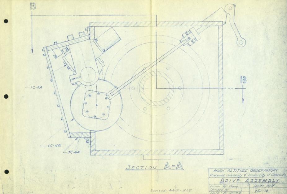 Coronagraph drive assembly